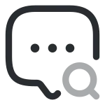 Message Search SVG Icon